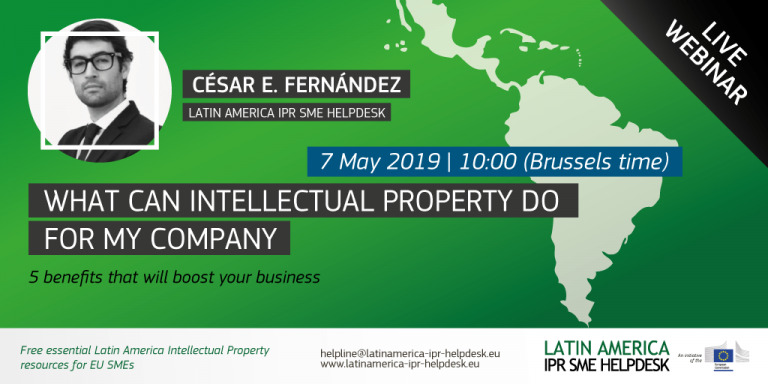 Webinar: "What can IP do for my business? 5 benefits that will boost your business"