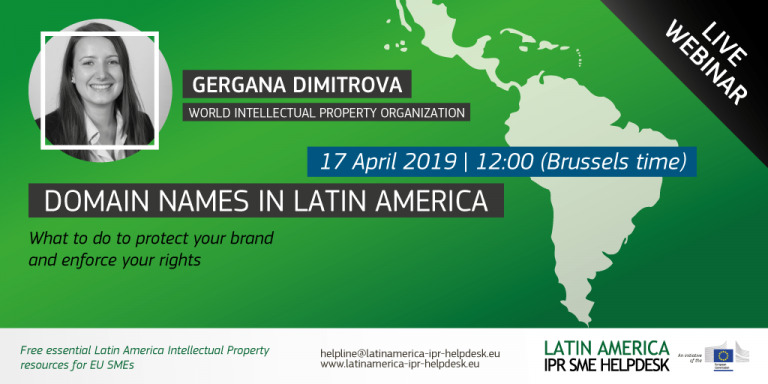 Webinar: "Domain names in Latin America: what to do to protect your brand and enforce your rights"