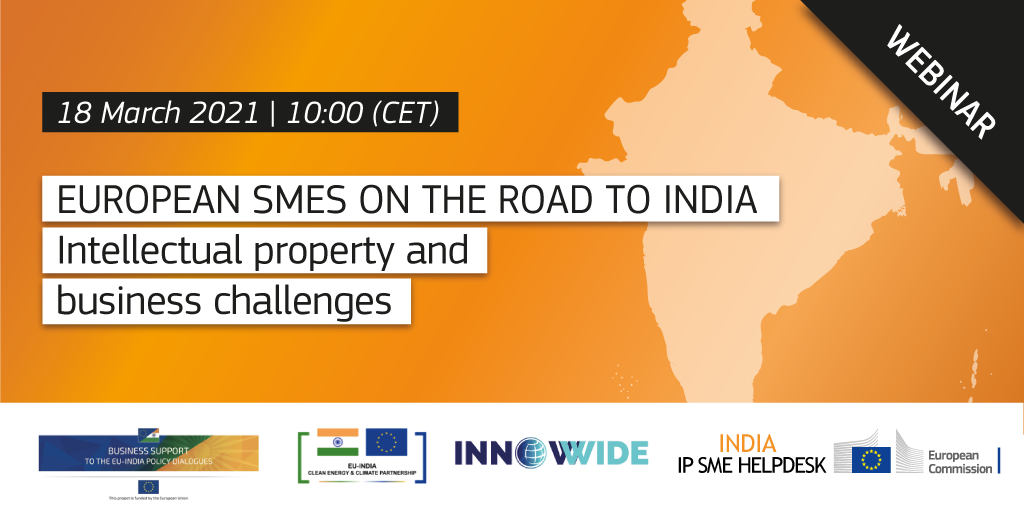 India IP SME Helpdesk Innowide webinar