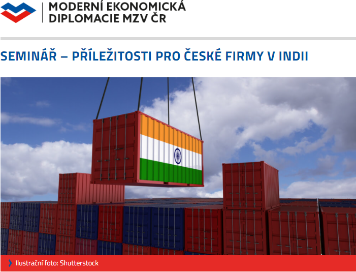 India - export opportunities for Czech companies 