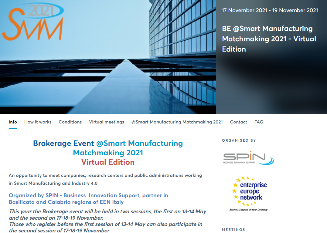 BE @Smart Manufacturing 2021