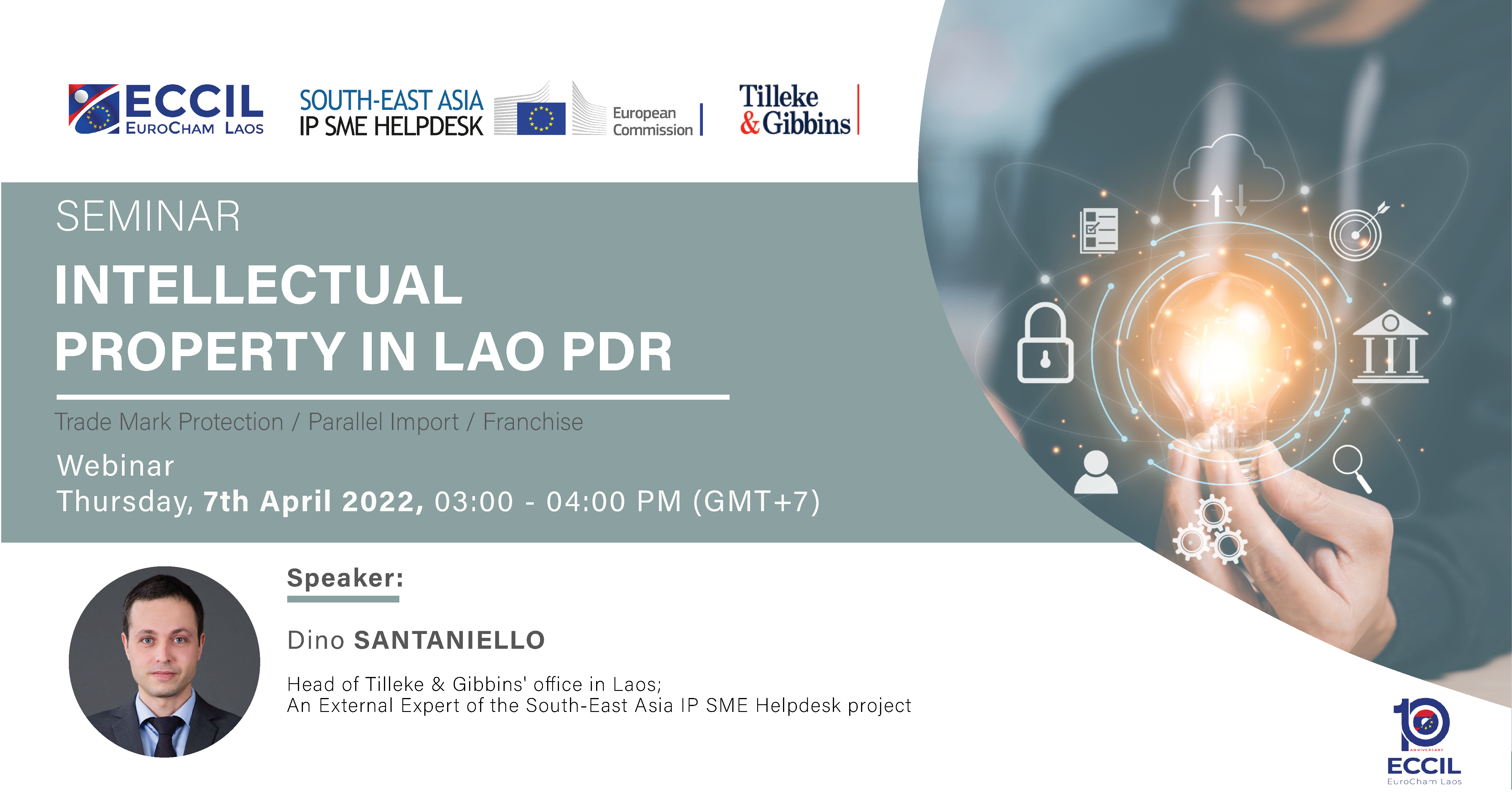Virtual Training: Intellectual Property in Lao PDR (Co-Organised with ECCIL)_ 7 Apr 2022