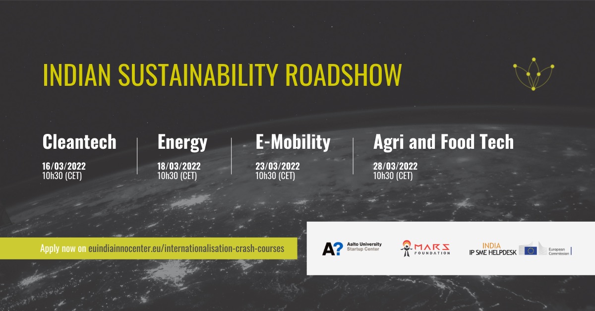 India Sustainability Roadshow -Cleantech