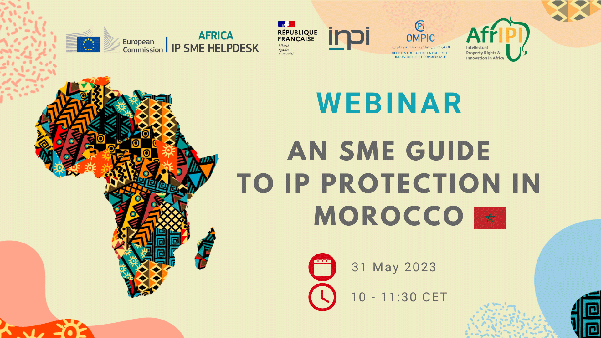 Webinar Morocco 2023 logo and title for the event