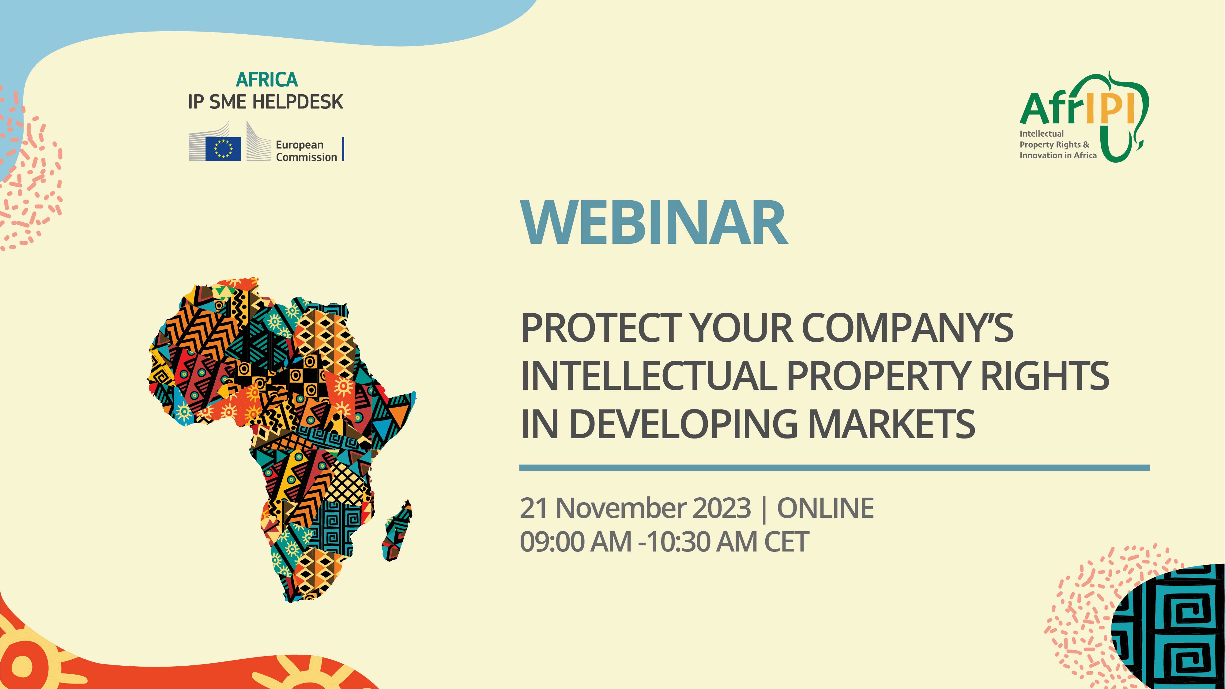 Protect your company’s intellectual property rights in developing markets