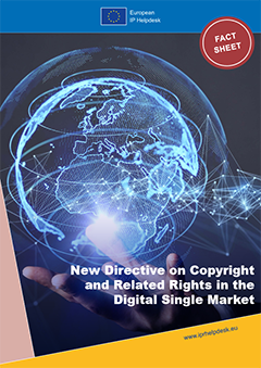 New Directive on Copyright and Related Rights in the Digital Single Market