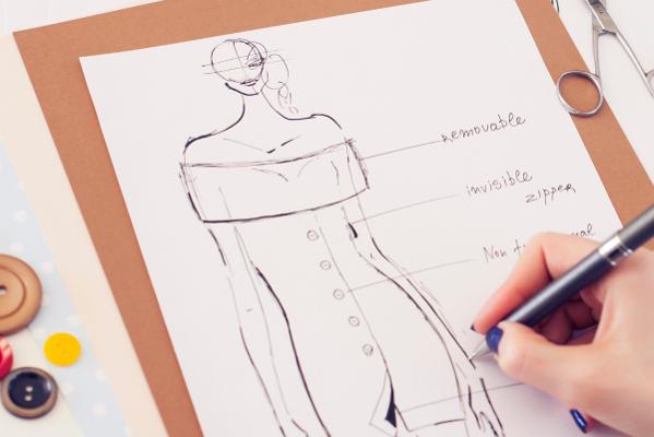 IP in Fashion - Hand drafting design