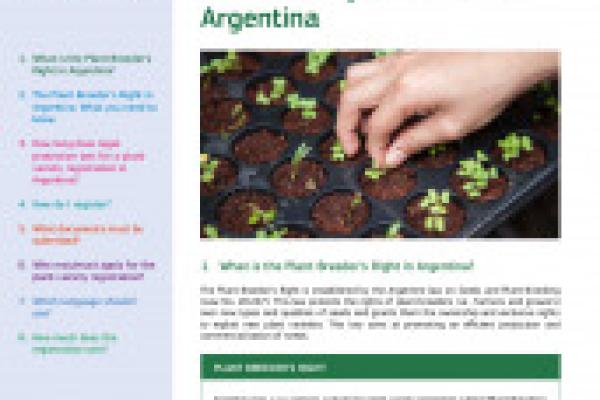 Plant Varieties Protection in Argentina