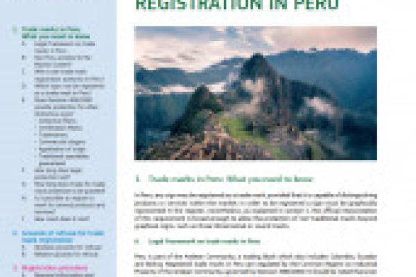 Trade mark registration in Peru