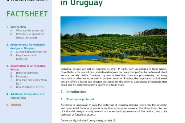 Industrial Designs in Uruguay