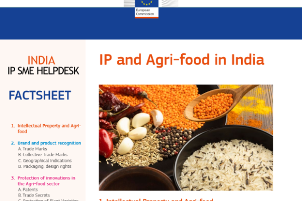 India IP SME Helpdesk Agri-Food
